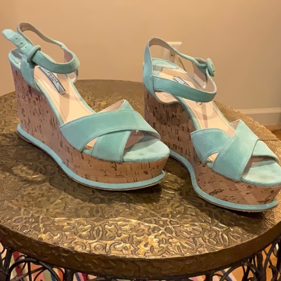 Prada mint green platforms - Picture 4 of 9